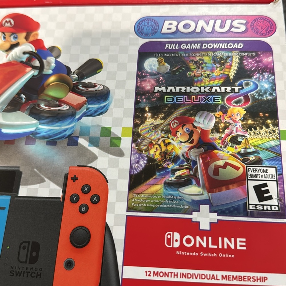 Nintendo Switch - Neon Blue + Neon Red Joy - Picture 3 of 4